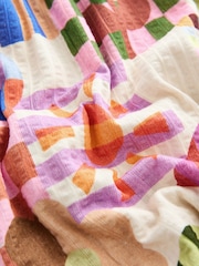 Blue/Pink 100% Cotton Jersey Ruffle Playsuit (3mths-7yrs) - Image 6 of 7