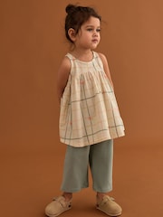 Orange/Pink Dress and Trousers Set (3mths-7yrs) - Image 1 of 9