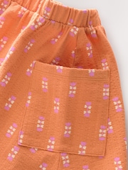 Pink/Orange Flamingo Character 100% Cotton T-Shirt and Skirt Set (3mths-7yrs) - Image 9 of 9