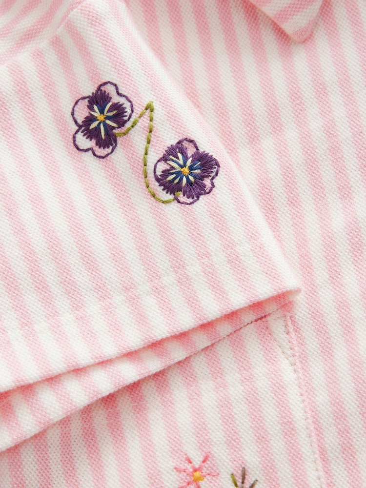 Pink/Yellow 100% Cotton Top and Skirt Set (3mths-7yrs) - Image 10 of 12