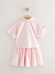 Pink/Yellow 100% Cotton Top and Skirt Set (3mths-7yrs) - Image 8 of 12