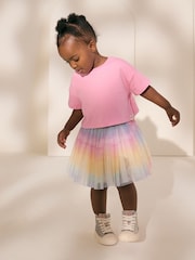 Rainbow/Pink Top and Tutu Skirt Set (3mths-7yrs) - Image 1 of 11