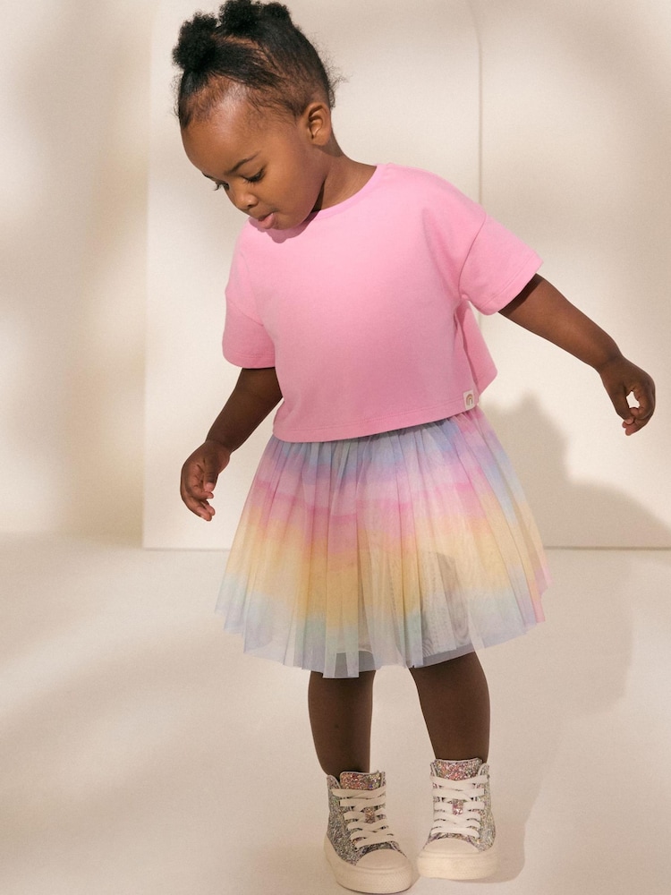 Rainbow/Pink Top and Tutu Skirt Set (3mths-7yrs) - Image 10 of 11