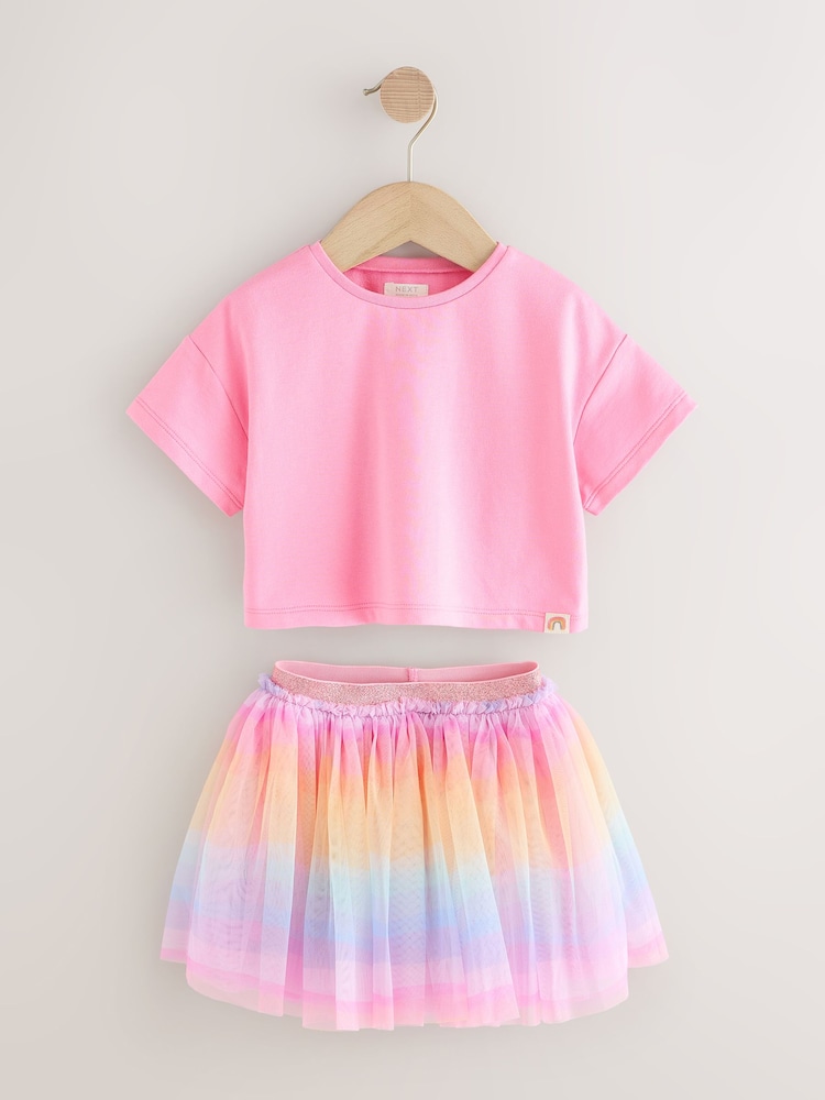 Rainbow/Pink Top and Tutu Skirt Set (3mths-7yrs) - Image 5 of 11