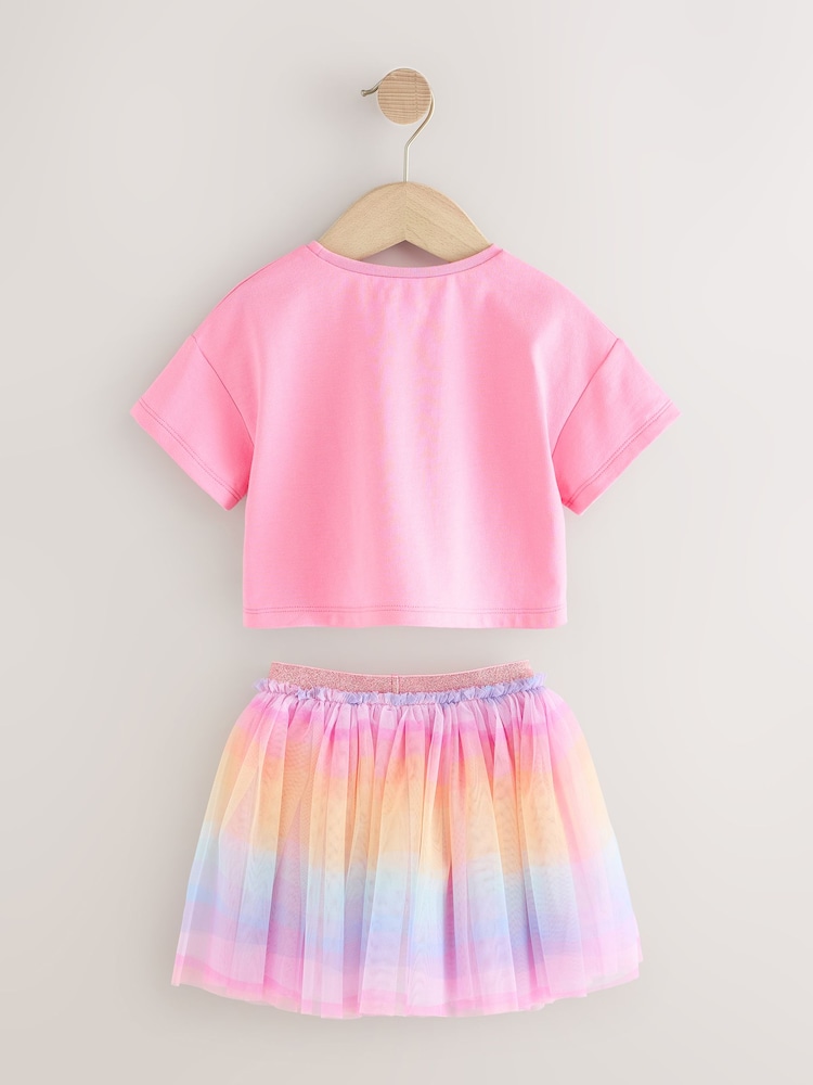 Rainbow/Pink Top and Tutu Skirt Set (3mths-7yrs) - Image 6 of 11
