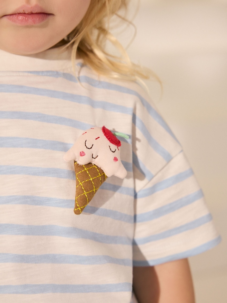 Blue Character 100% Cotton T-Shirt and Skirt Set (3mths-7yrs) - Image 2 of 9