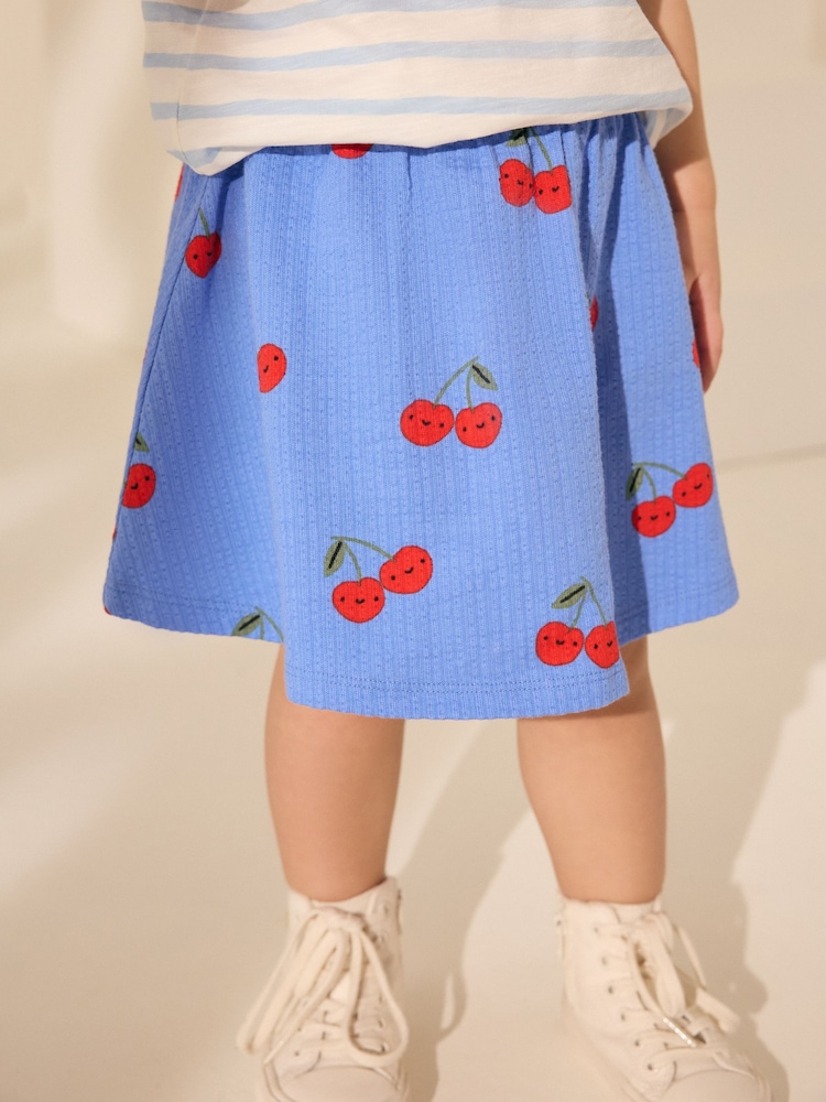 Blue Character 100% Cotton T-Shirt and Skirt Set (3mths-7yrs) - Image 4 of 9