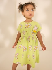Green 100% Cotton Peppa Pig Dress (3mths-7yrs) - Image 1 of 4