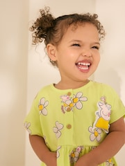 Green 100% Cotton Peppa Pig Dress (3mths-7yrs) - Image 3 of 4
