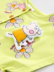 Green 100% Cotton Peppa Pig Dress (3mths-7yrs) - Image 7 of 8
