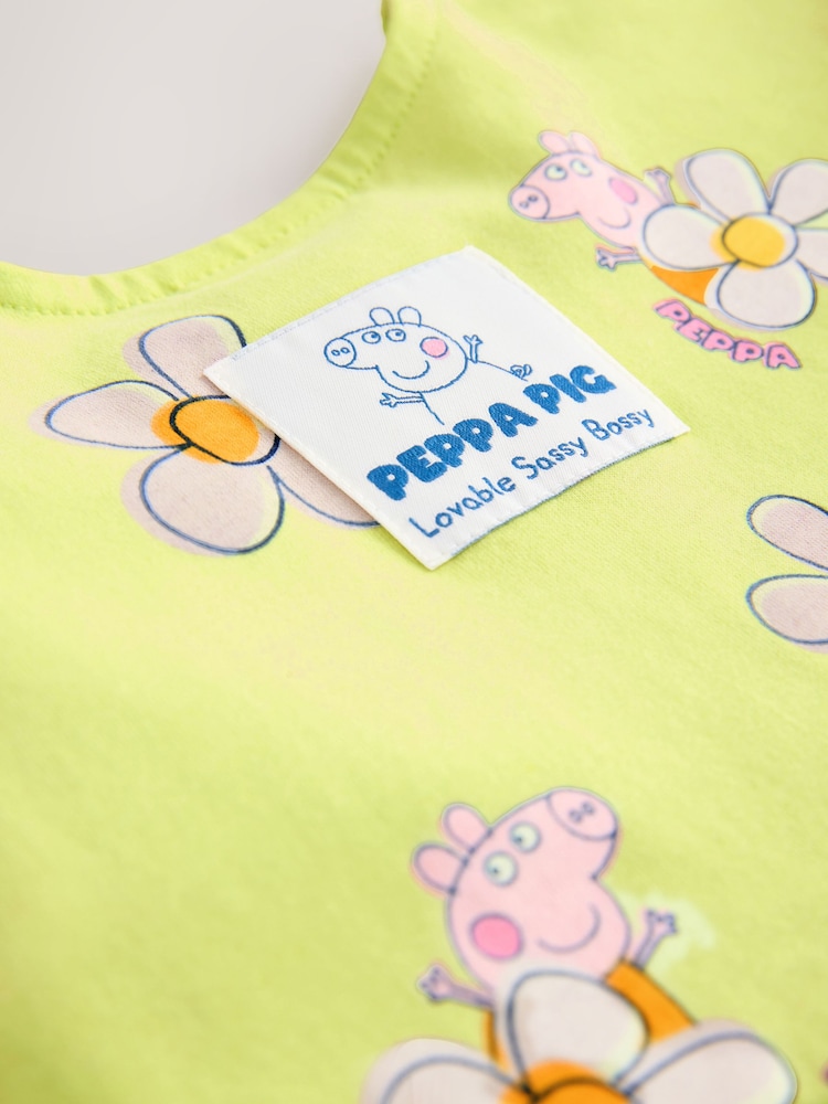 Green 100% Cotton Peppa Pig Dress (3mths-7yrs) - Image 8 of 8
