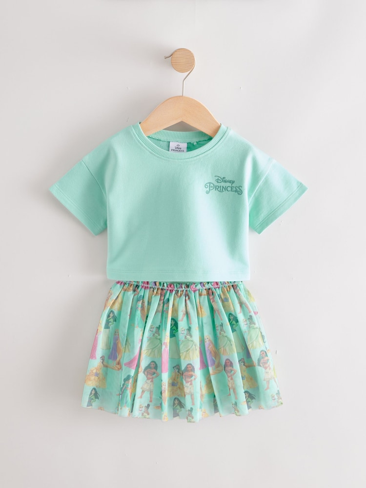 כחול תכלת - Disney Princess Skirt Set (3mths-7yrs) - Image 5 of 9