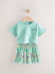 כחול תכלת - Disney Princess Skirt Set (3mths-7yrs) - Image 6 of 9