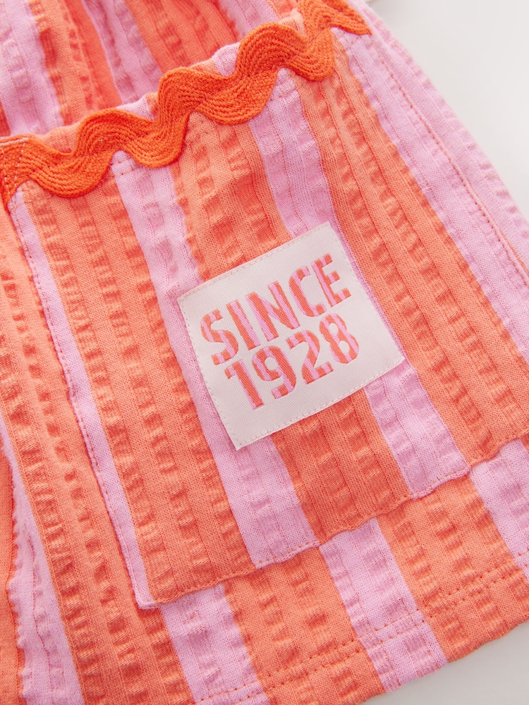 Orange/Pink Minnie Mouse Top & Skirt Set (3mths-7yrs) - Image 8 of 9