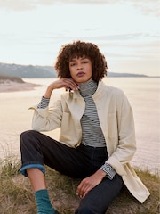 Seasalt Cornwall Natural Cliff Castle Coat - Image 1 of 6