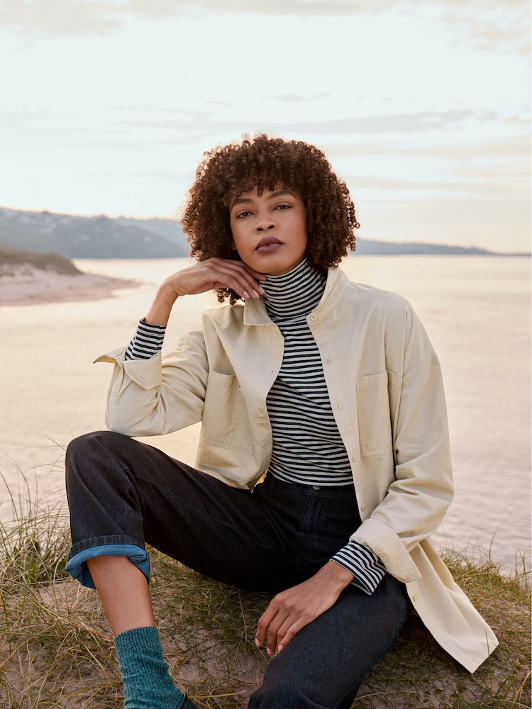 Seasalt Cornwall Natural Cliff Castle Coat - Image 1 of 6
