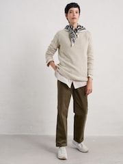 Seasalt Cornwall Green Crackington Trousers - Image 3 of 5