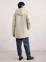 Seasalt Cornwall Natural Tall Cliff Castle Coat - Image 2 of 5