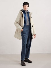 Seasalt Cornwall Natural Tall Cliff Castle Coat - Image 3 of 5