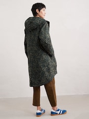 Seasalt Cornwall Green Plant Waterproof Hunter 2 Coat - Image 2 of 5