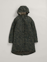 Seasalt Cornwall Green Plant Waterproof Hunter 2 Coat - Image 4 of 5