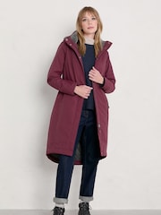 Seasalt Cornwall Purple Janelle Coat - Image 5 of 8