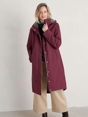 Seasalt Cornwall Purple Janelle Coat - Image 7 of 8