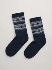 Seasalt Cornwall Blue Mena Cottage Socks - Image 1 of 2