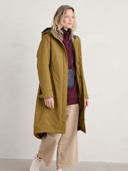 Seasalt Cornwall Oak Petite Janelle Raincoat - Image 1 of 4