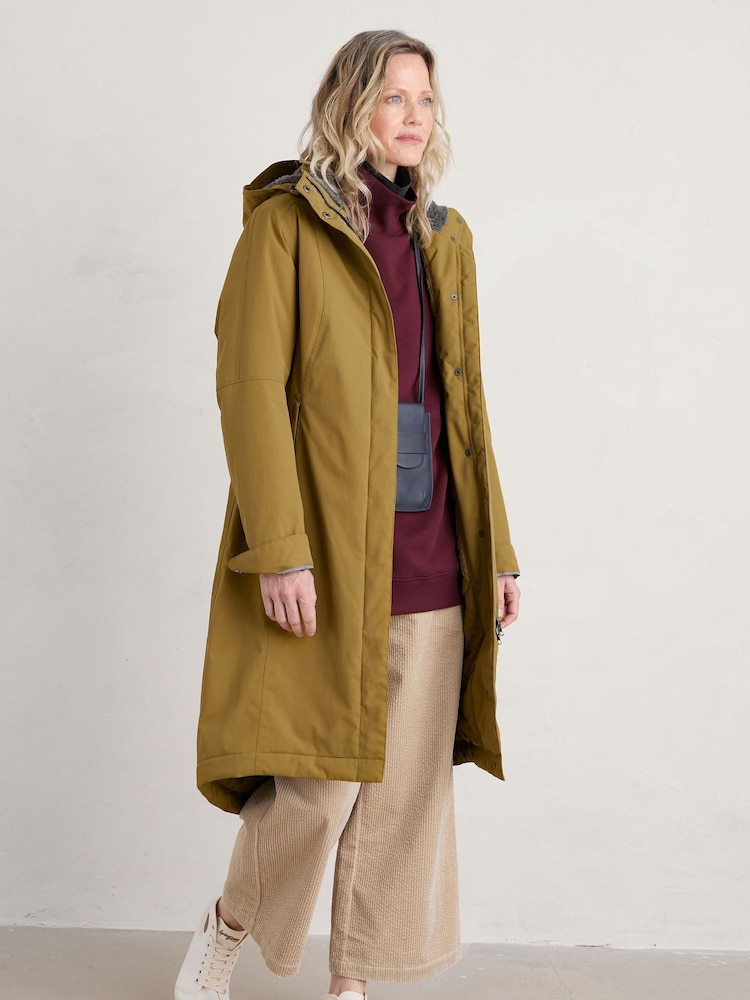 Seasalt Cornwall Oak Petite Janelle Raincoat - Image 1 of 4