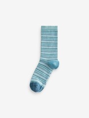 Seasalt Cornwall Womens Sailor Socks Box of 7 Blues - Imagen 3 de 9
