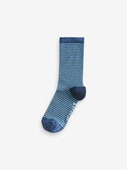 Seasalt Cornwall Womens Sailor Socks Box of 7 Blues - Imagen 7 de 9