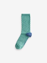 Seasalt Cornwall Womens Sailor Socks Box of 7 Blues - Imagen 8 de 9