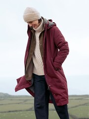 Seasalt Cornwall Purple Tall Janelle Coat - Image 1 of 6