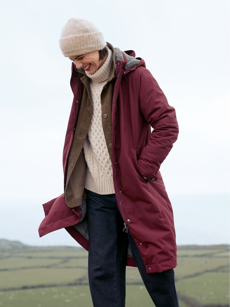 Seasalt Cornwall Purple Tall Janelle Coat - Image 1 of 6