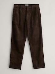 Seasalt Cornwall Brown 100% Cotton Mens Yeoman Trousers - Image 4 of 5
