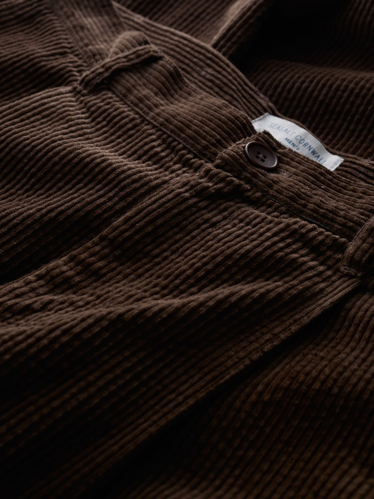 Seasalt Cornwall Brown 100% Cotton Mens Yeoman Trousers - Image 5 of 5