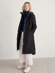 Seasalt Cornwall Black Janelle Coat - Image 2 of 5