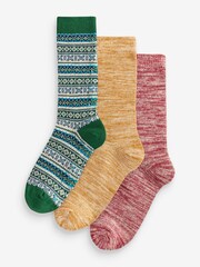 Seasalt Cornwall Blue Womens Bloomin Good Socks Box of 3 - Image 1 of 4