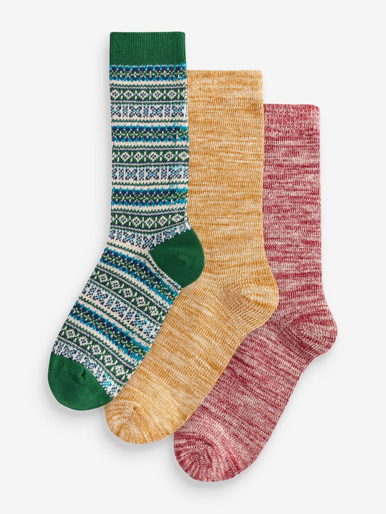 Seasalt Cornwall Blue Womens Bloomin Good Socks Box of 3 - Image 1 of 4