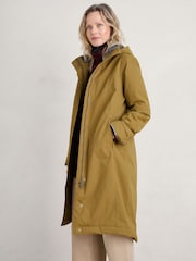 Seasalt Cornwall Oak Janelle Raincoat - Image 5 of 10