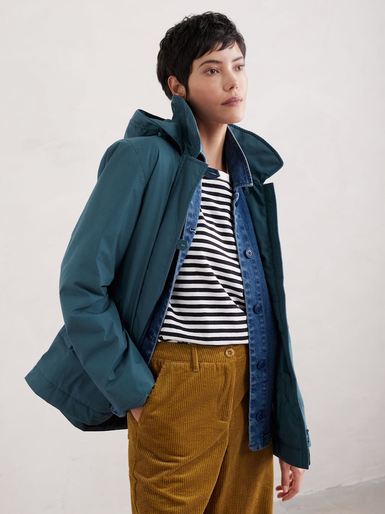 Seasalt Cornwall Blue Forecastle Jacket - Image 1 of 5