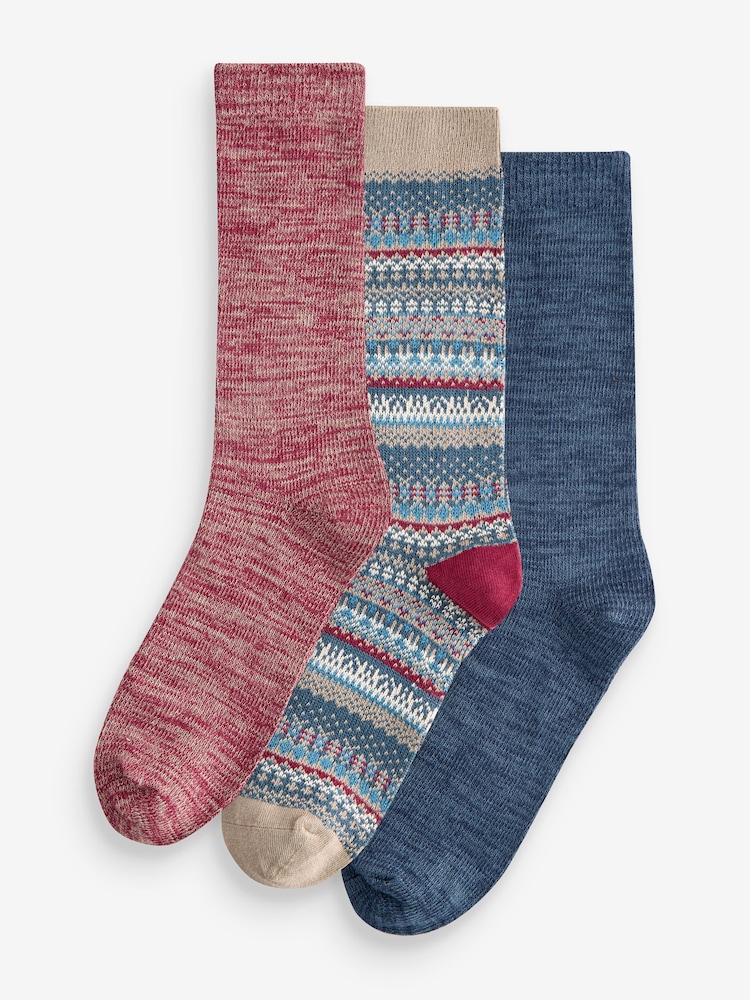 Caja de 3 calcetines para hombre Bloomin Good de Seasalt Cornwall - Imagen 1 de 4