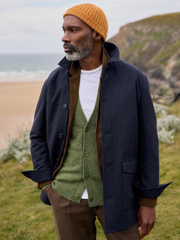 Seasalt Cornwall Blue Mens Rowlocks Coat - Image 1 of 6
