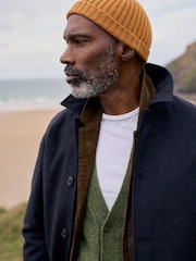 Seasalt Cornwall Blue Mens Rowlocks Coat - Image 4 of 6