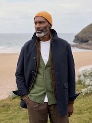 Seasalt Cornwall Blue Mens Rowlocks Coat - Image 5 of 6