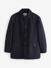 Seasalt Cornwall Blue Mens Rowlocks Coat - Image 6 of 6