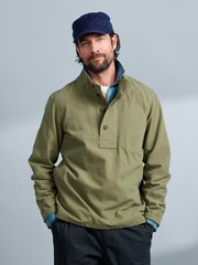 Seasalt Cornwall Mens Clay Stone Smock Sweat Top - Bild 1 von 4