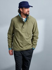 Seasalt Cornwall Mens Clay Stone Smock Sweat Top - Bild 3 von 4