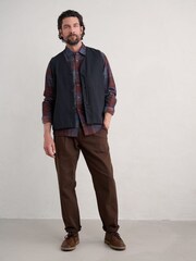 Seasalt Cornwall Black Multi Mens Shoreman Shirt - Image 3 of 5